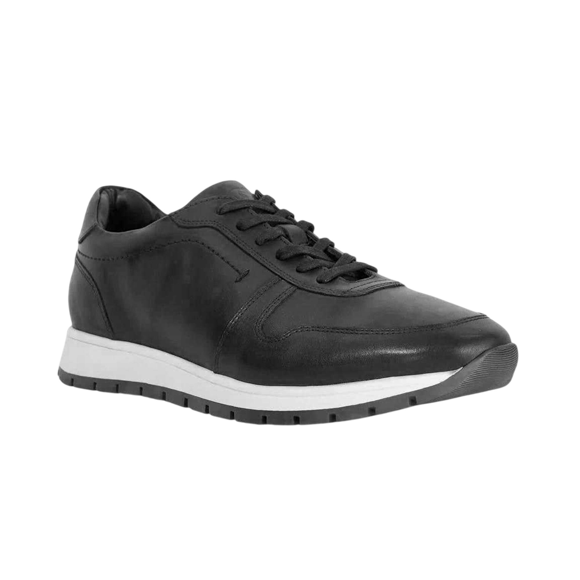 Dune London Mens Tris Leather Trainers