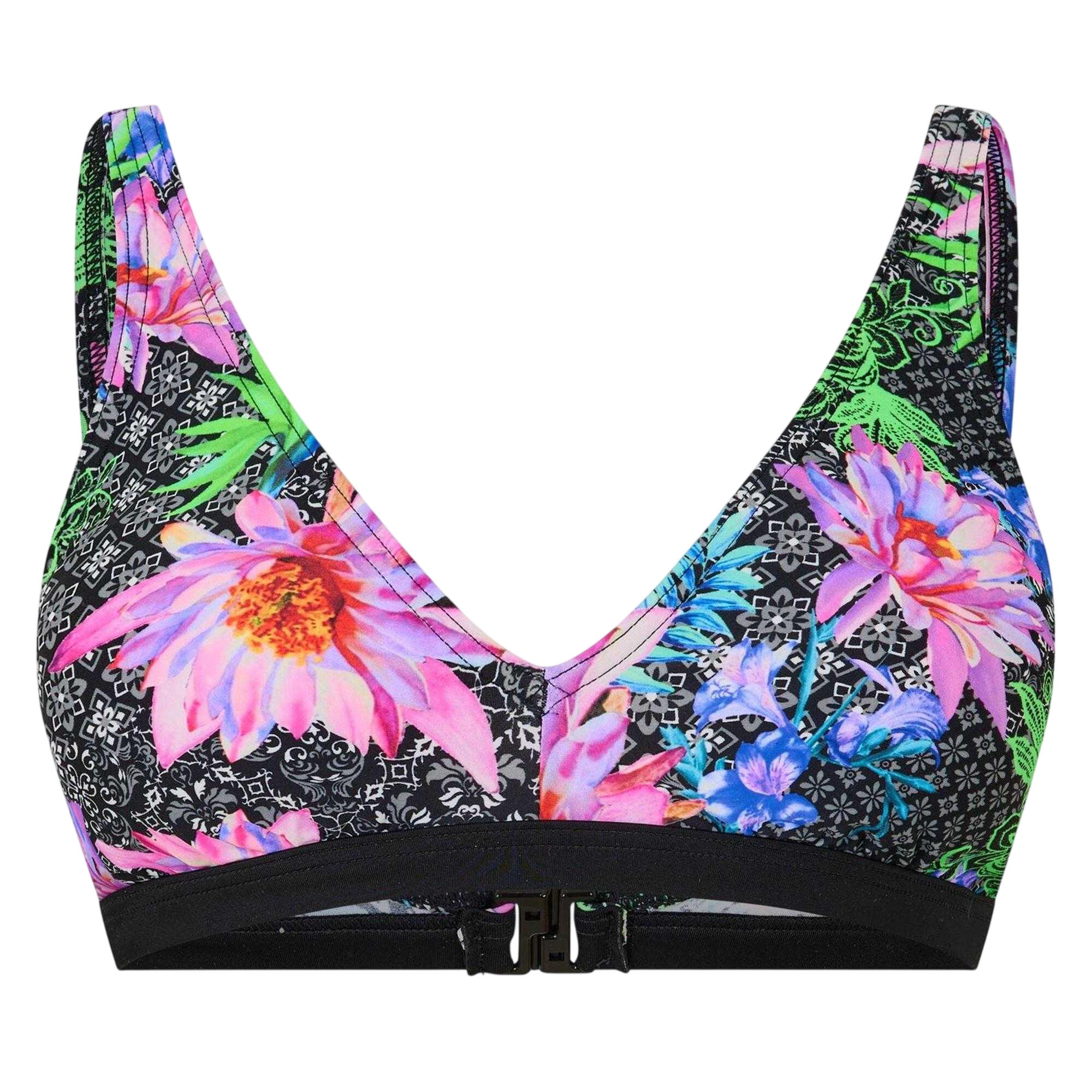 Zoggs Womens/Ladies Floral V Neck Bikini Top