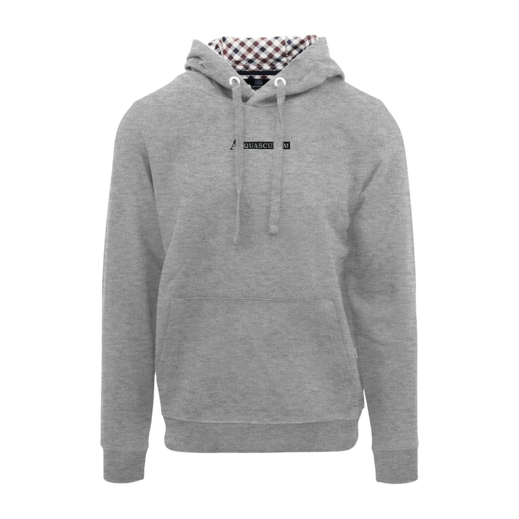 Aquascutum Mens Lettering Hoodie