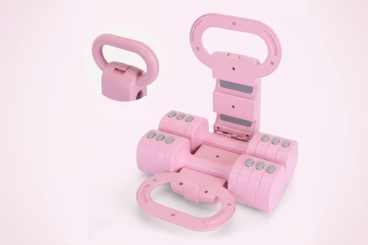 2in1 Adjustable Dumbbell & Kettlebell Set (0-5kg)