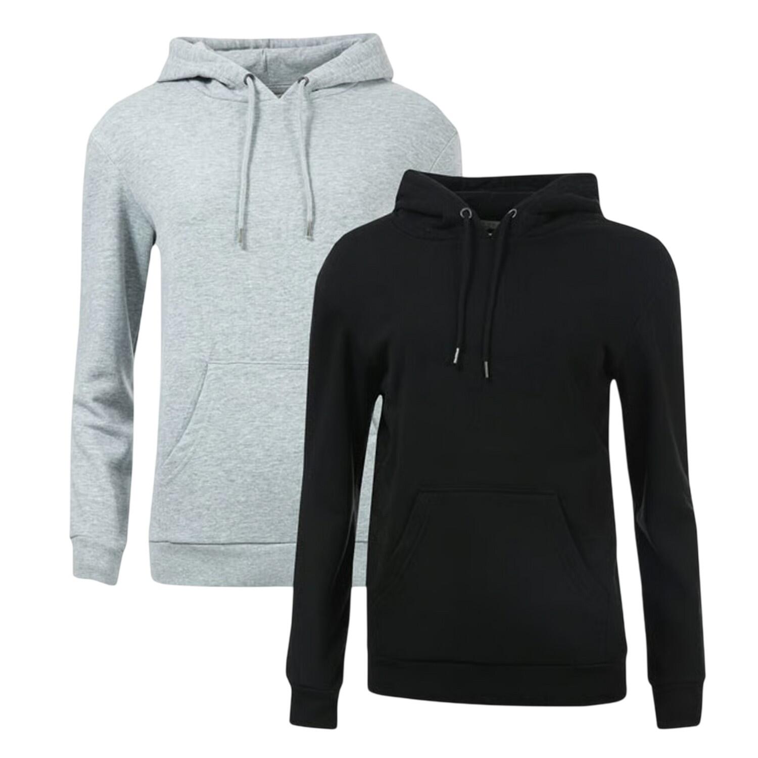 Brave Soul Womens/Ladies Drop Shoulder Regular Hoodie (Pack of 2)