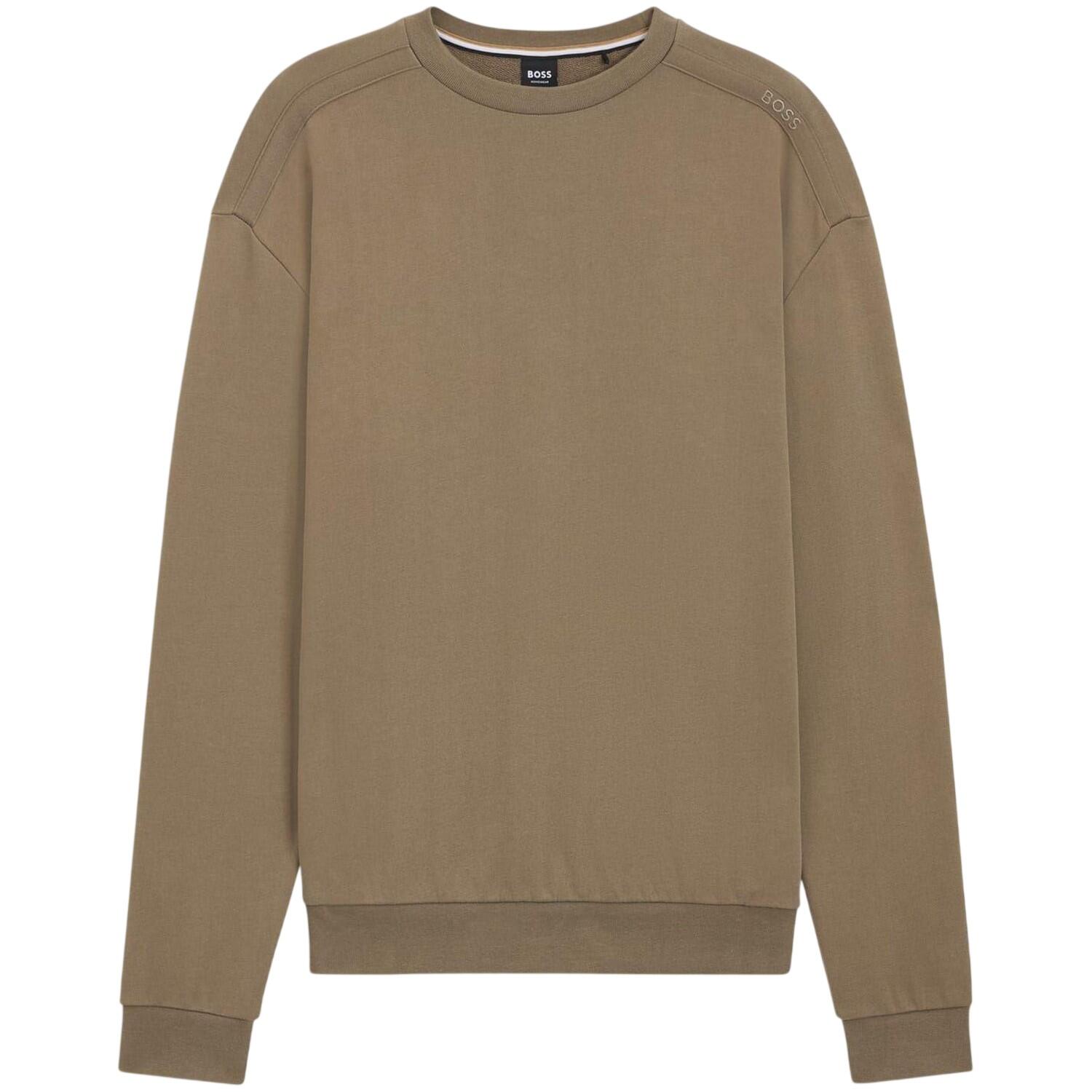 Boss Mens Chevron Drop Shoulder Relaxed Fit Sweatshirt