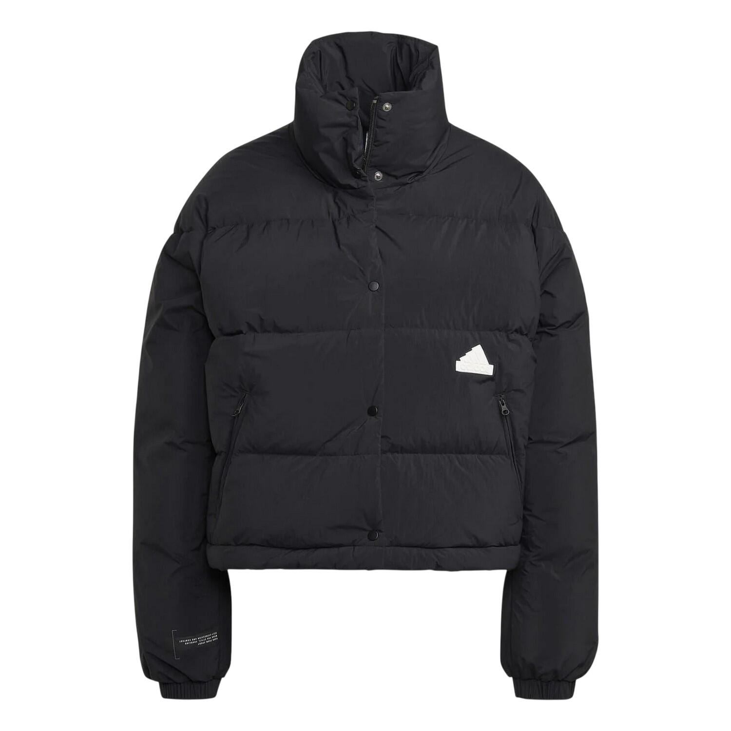 Adidas Womens/Ladies High-Neck Relaxed Fit Puffer Jacket