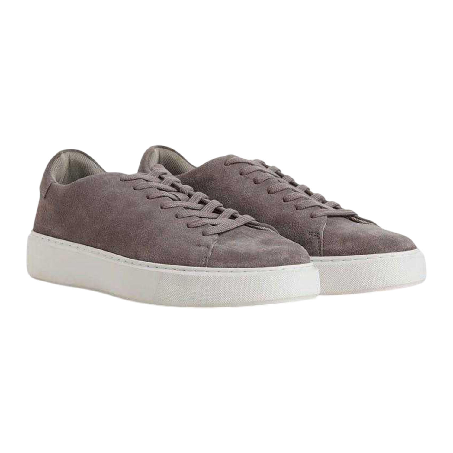 Jack And Jones Mens Suede Platform Trainers