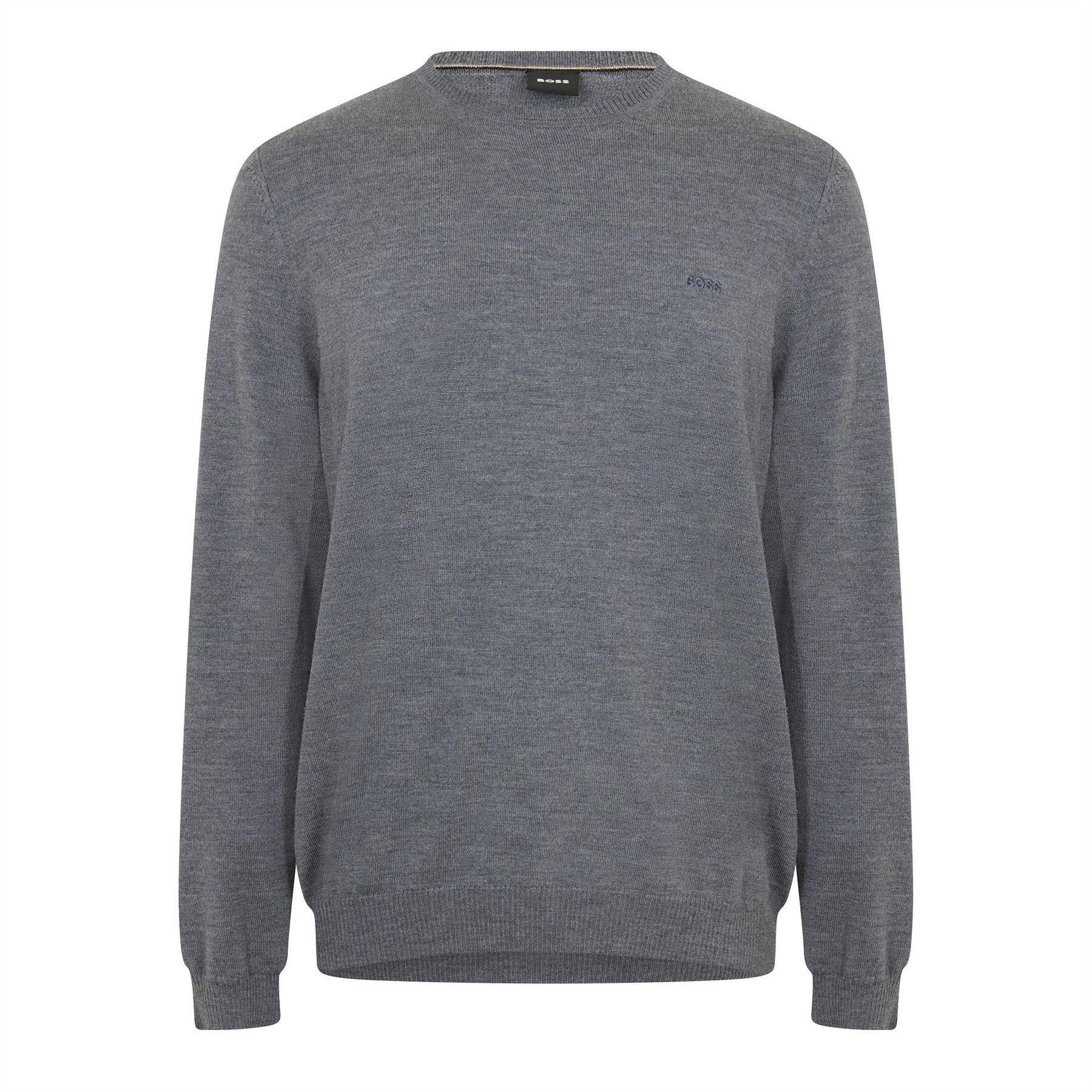 Boss Mens Crew Neck Regular Long-Sleeved Sweatshirt