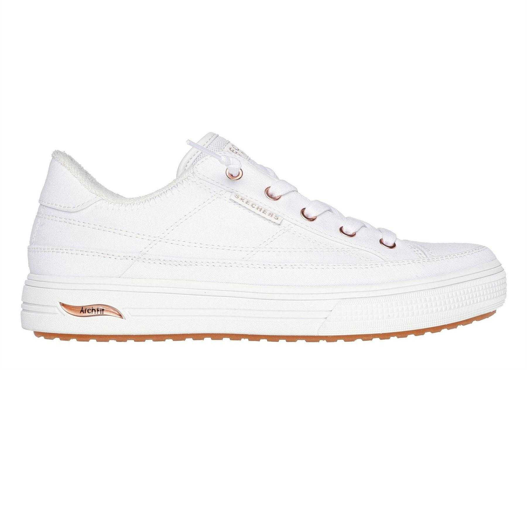 Skechers Womens/Ladies Arcade - Meet Ya There Canvas Trainers