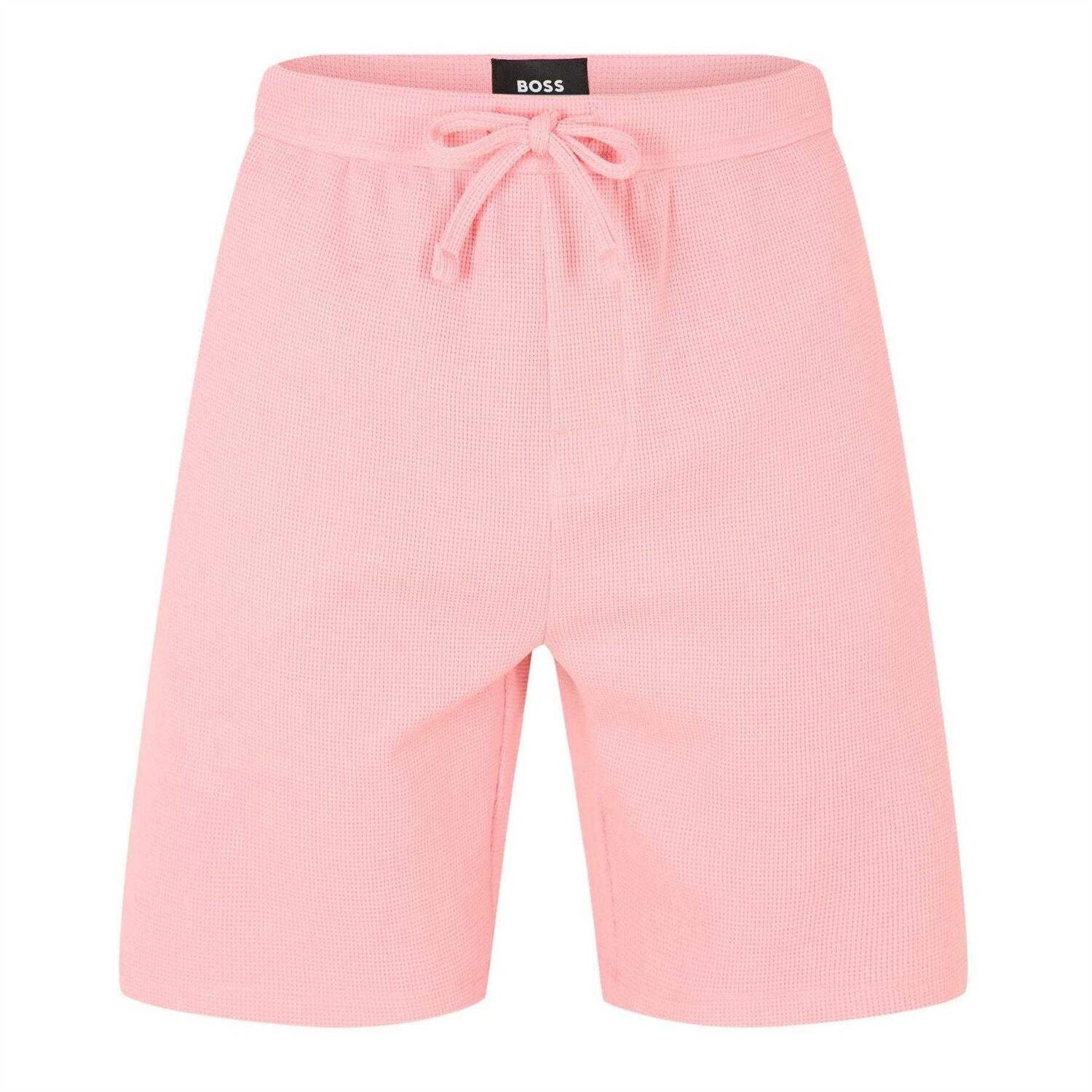 Boss Mens Waffle Relaxed Fit Shorts