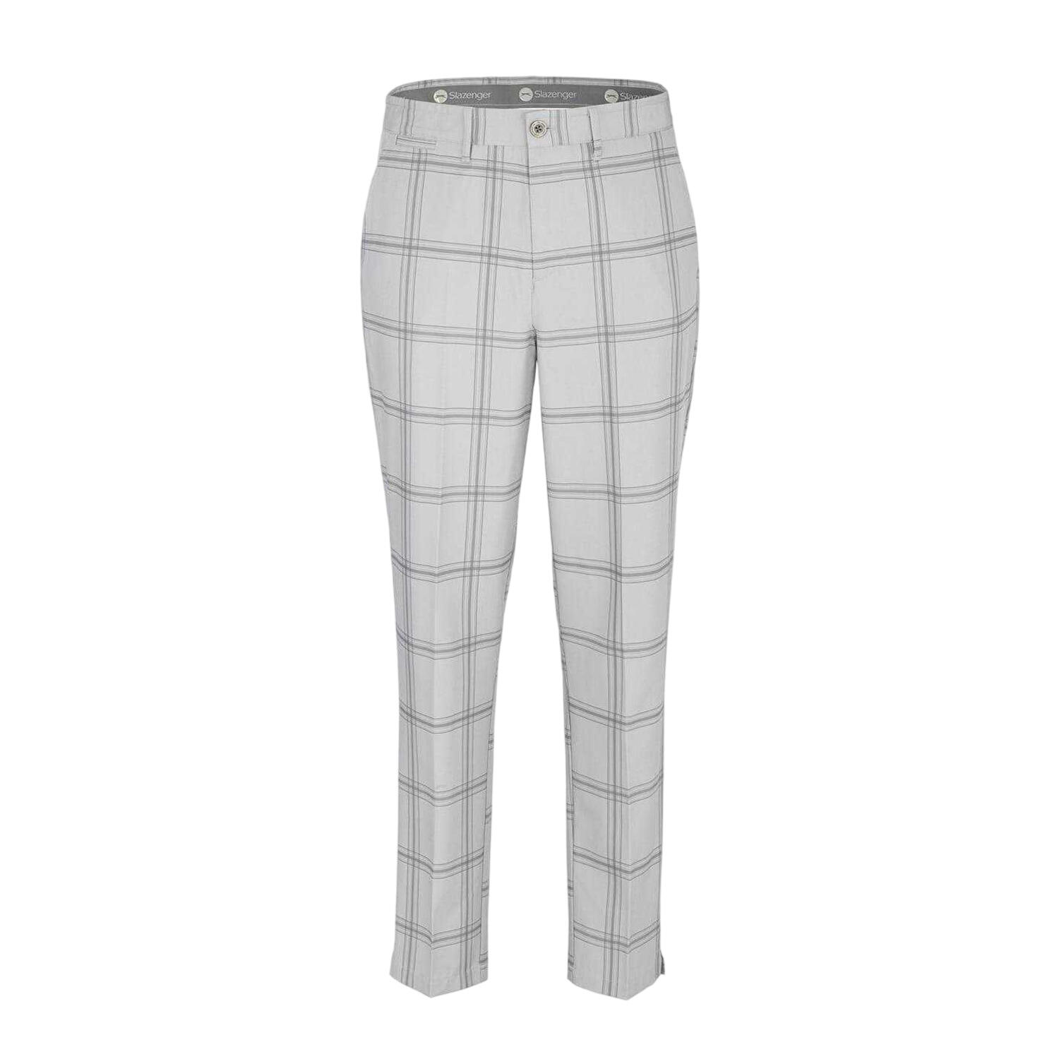 Slazenger Mens Checked Golf Trousers