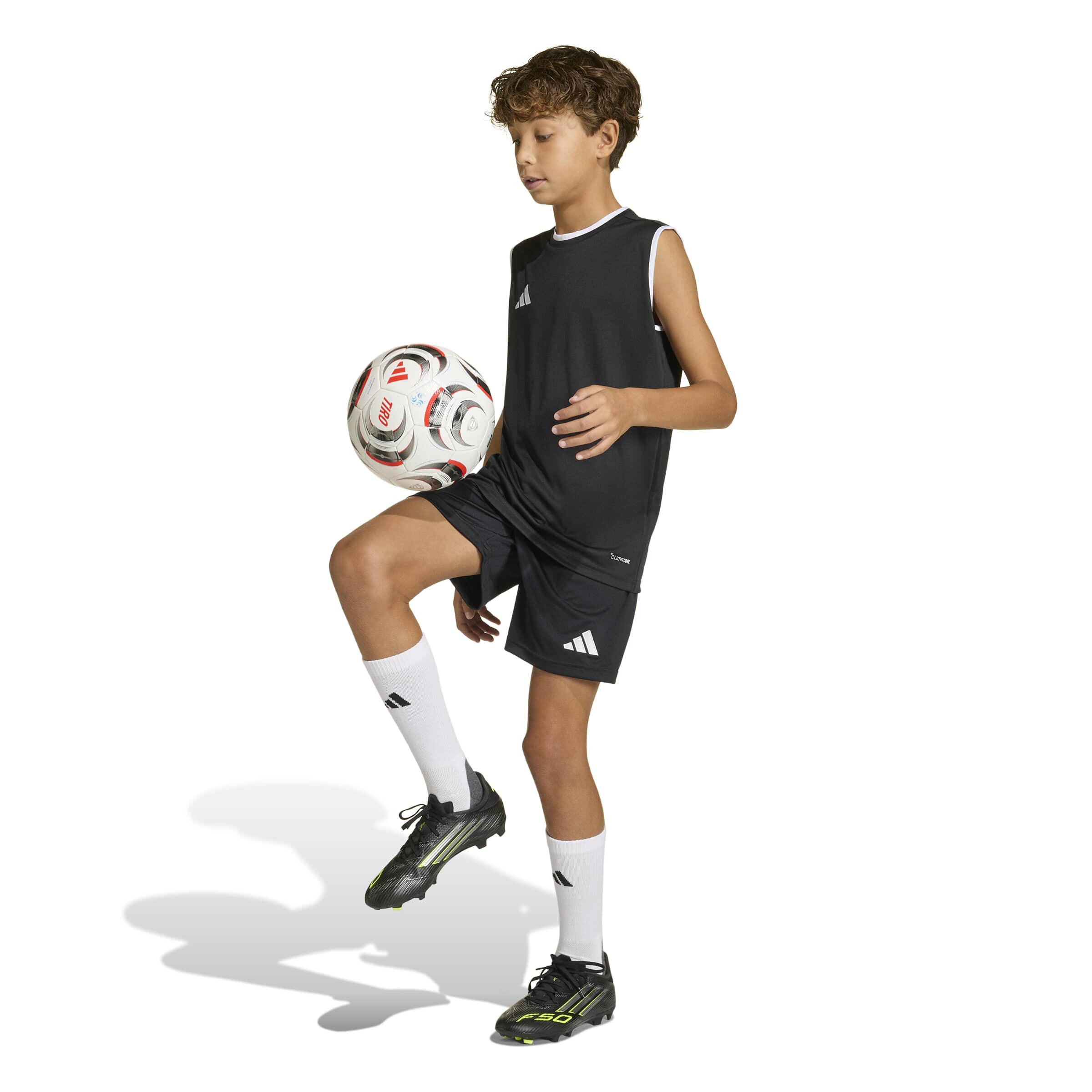 Camisola adidas Entrada 26 sem mangas para criança 5/7