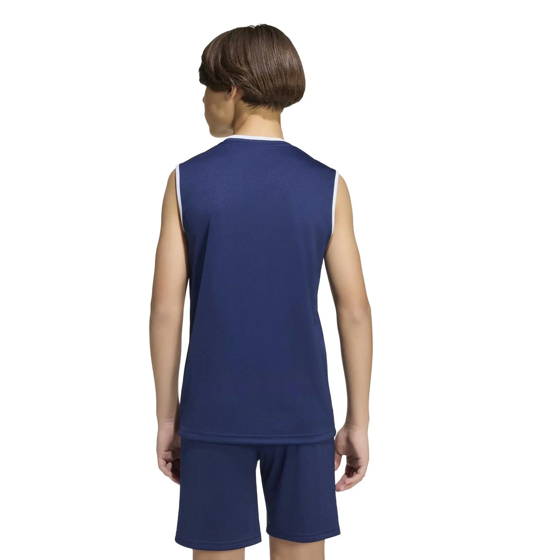 Maillot adidas Entrada 26 sans manches pour enfant 4/7