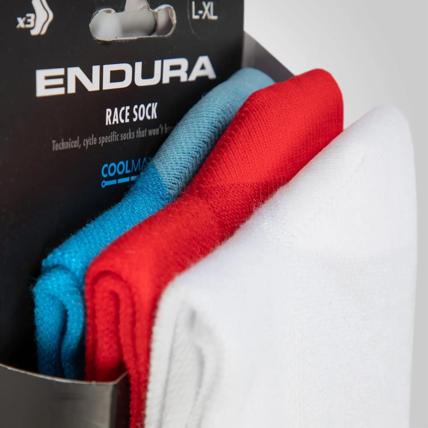 Coolmax RACA 3-P Edura 3-P-Cyclismus-Socken 5/5