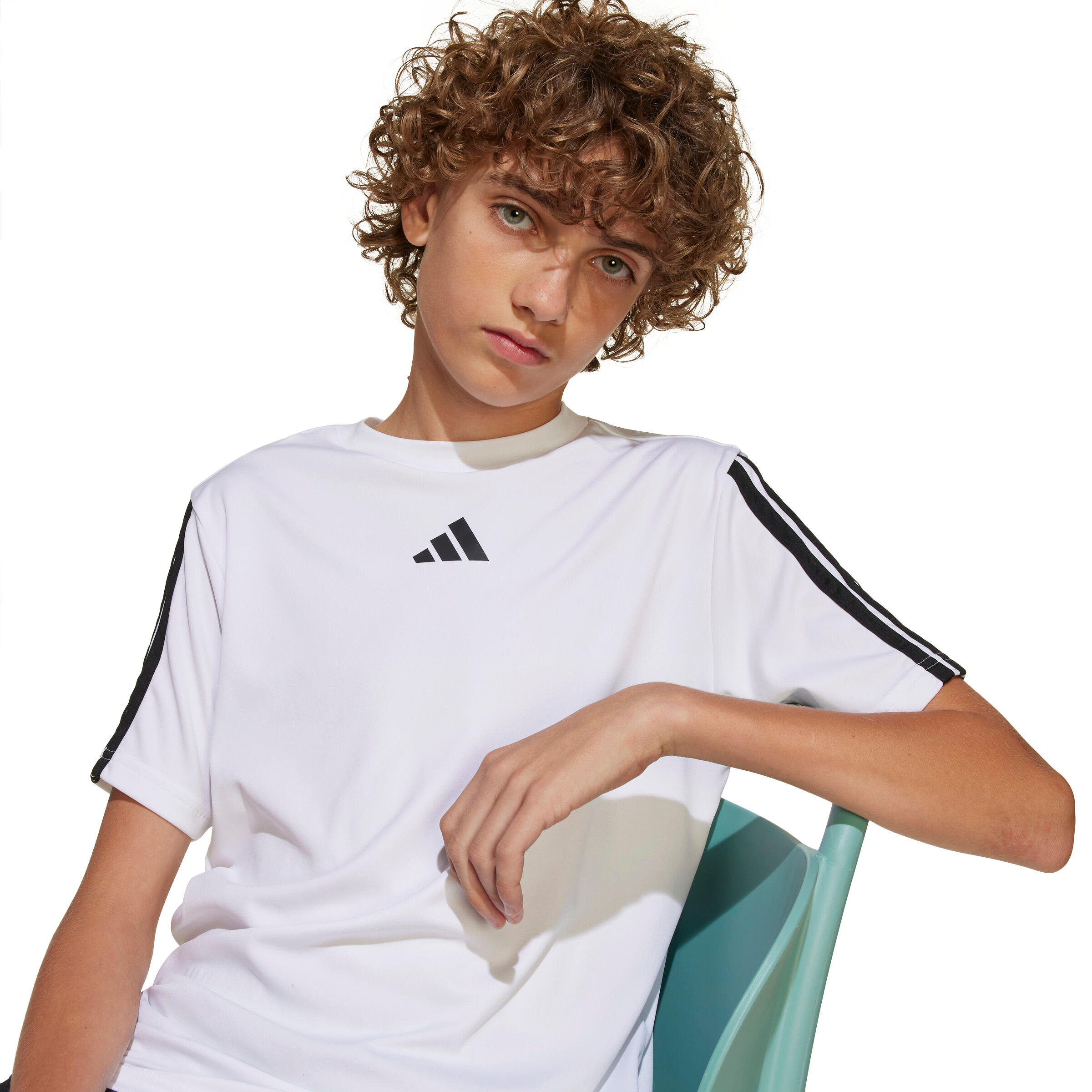 T-shirt met korte mouwen Adidas model JJ1033 voor unisex jongens 6/6