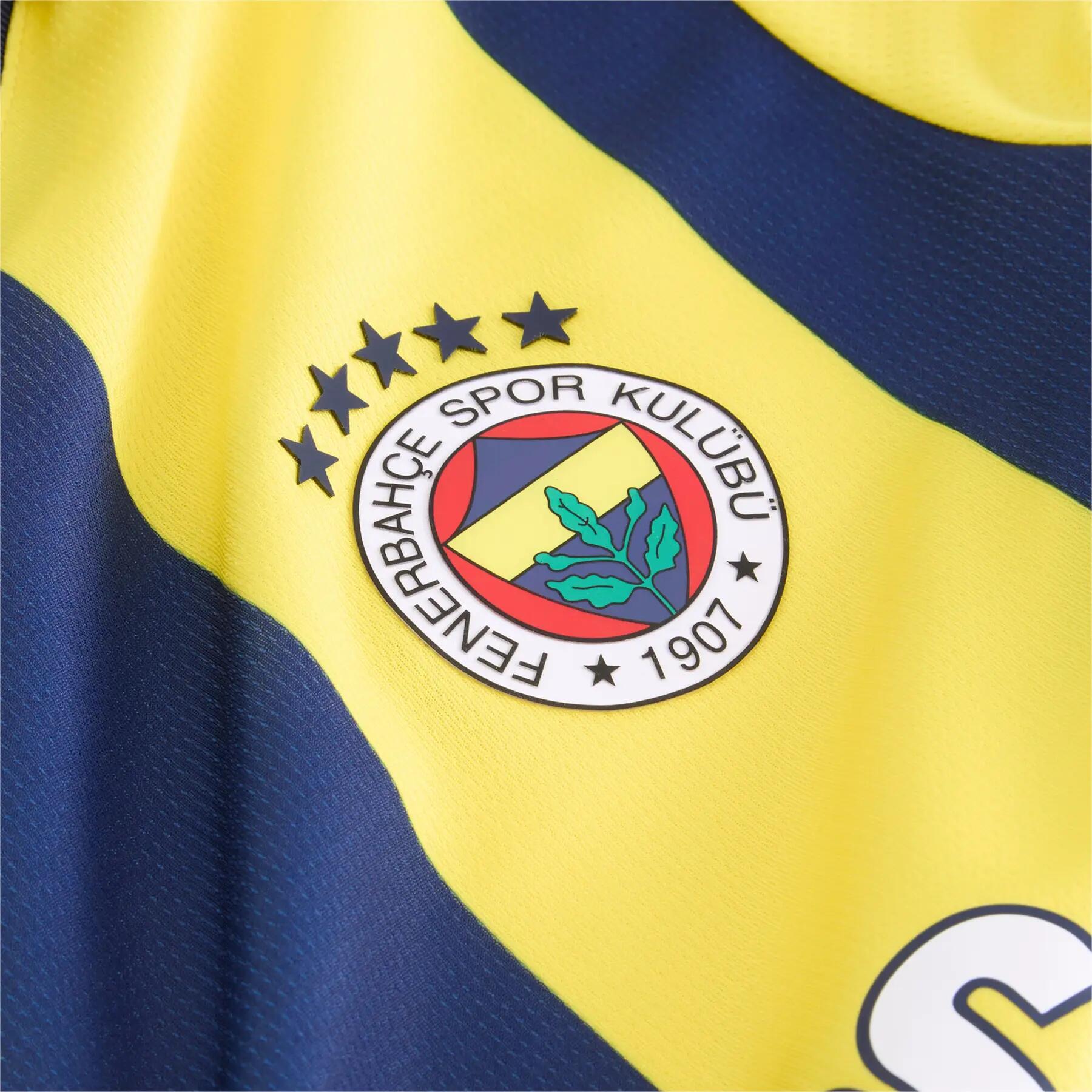 Młodzieżowa koszulka domowa Fenerbahçe SK 24/25 PUMA Speed Yellow Blue Violet 3/5