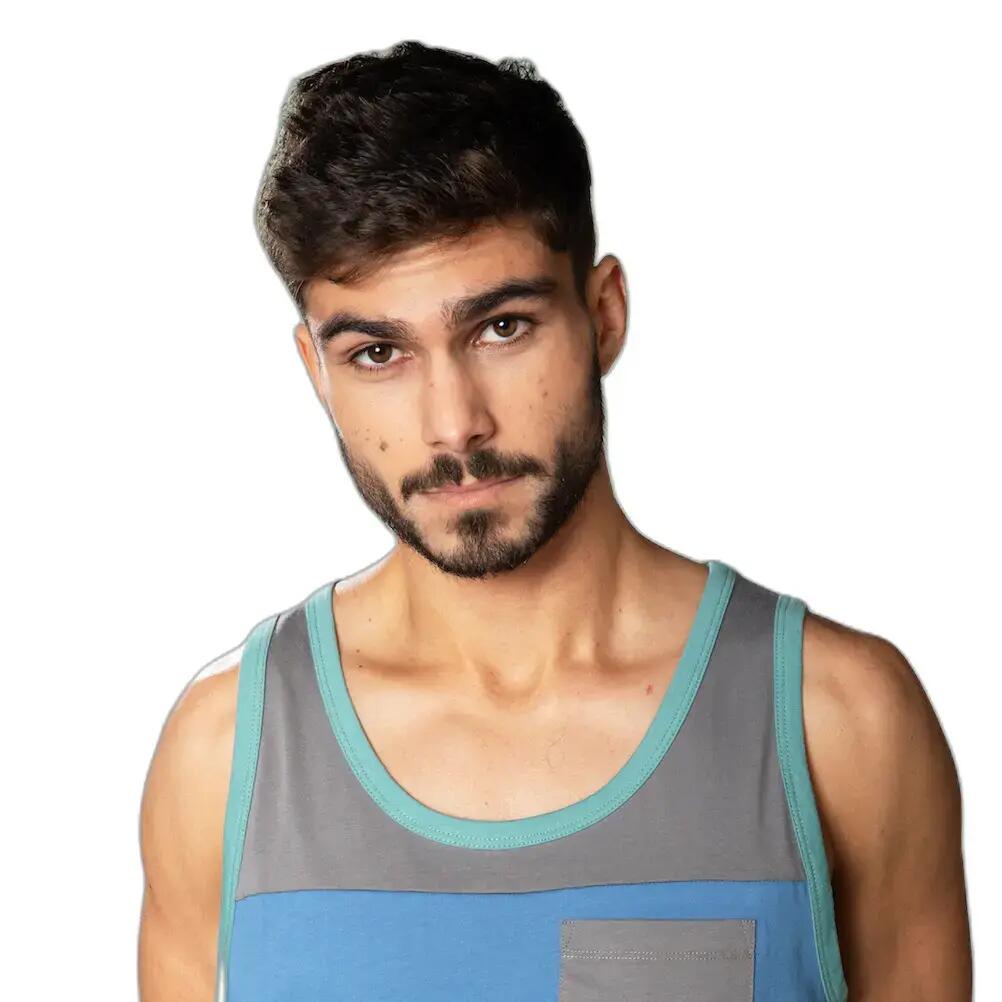 Camiseta de tirantes con bolsillo bicolor Snap Climbing 4/7