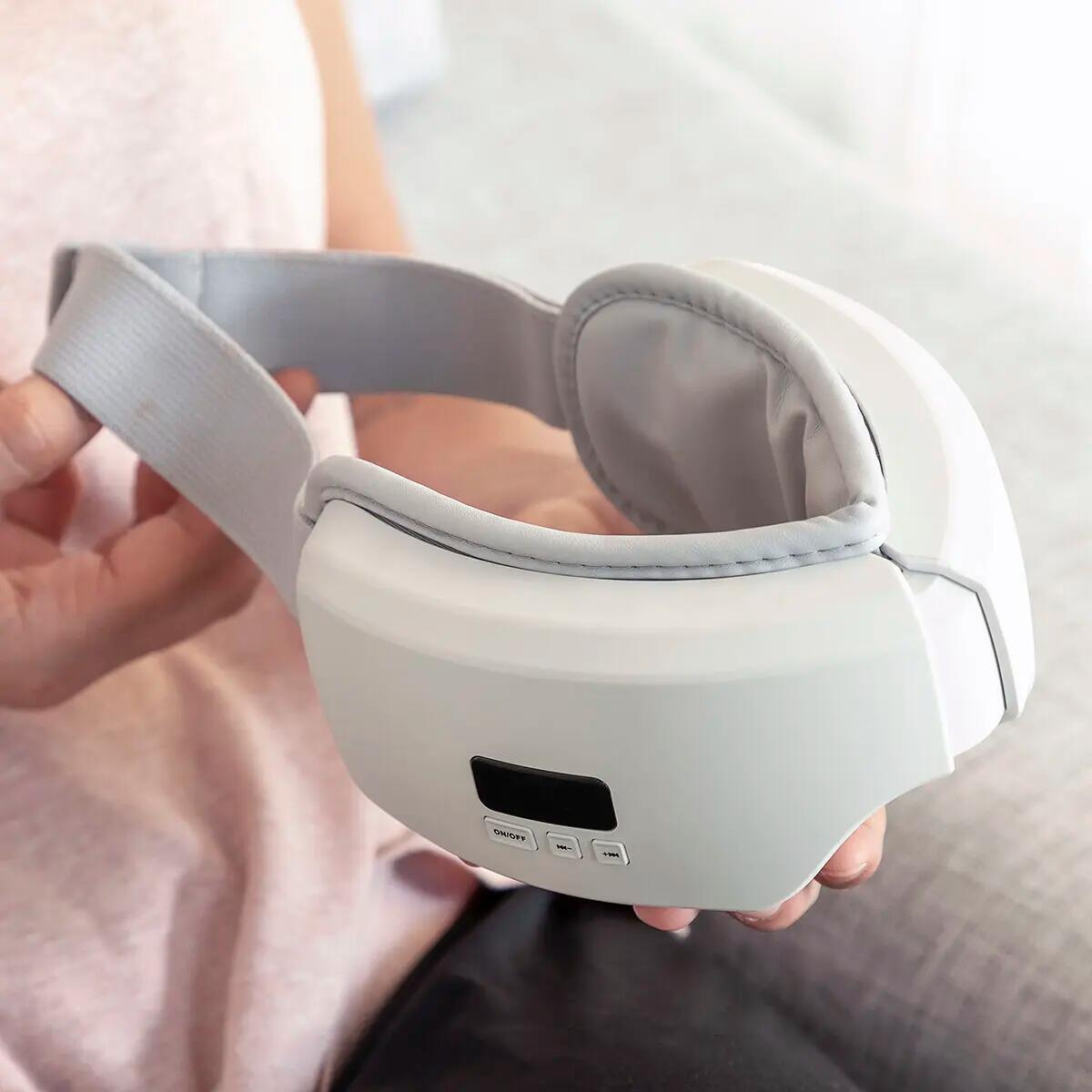 Masajeador de Ojos con Compresión de Aire 4 en 1 InnovaGoods EYESKY Gris 6/7