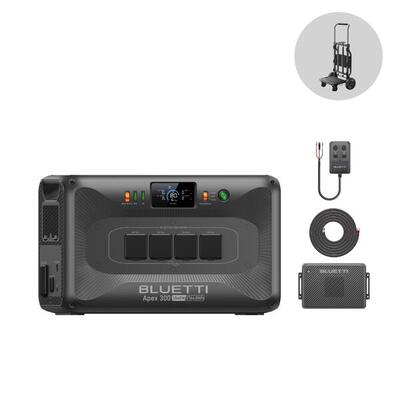 Power station apex300+oplader 2+dubbele dc 2764wh schaalbare energie voor camper