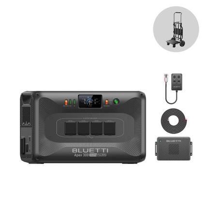 APEX300+Chargeur 2+Double alimentation CC 2764Wh,énergie évolutive pour maison
