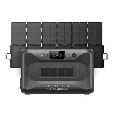 Apex 300 zonne-energie met 500w, 2764.8wh noodstroom voor huis en camper bluetti