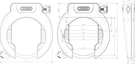 ABUS Amparo 2.0 4750 XL Ringslot ART2 Zwart