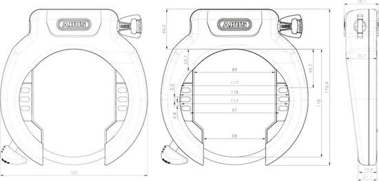 ABUS Amparo 2.0 4750 XL Ringslot ART2 Zwart