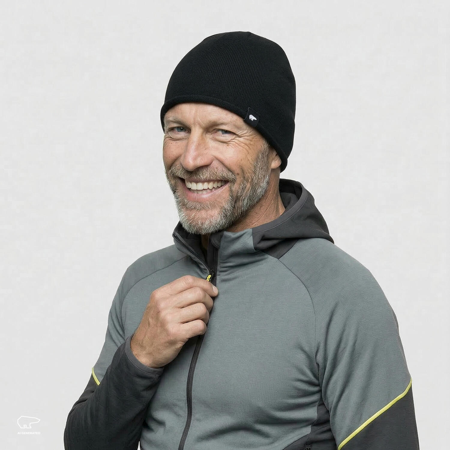 Mütze Pulse Oversized Sportmütze Herren Damen Beanie wärmend atmungsaktiv Merino 5/7