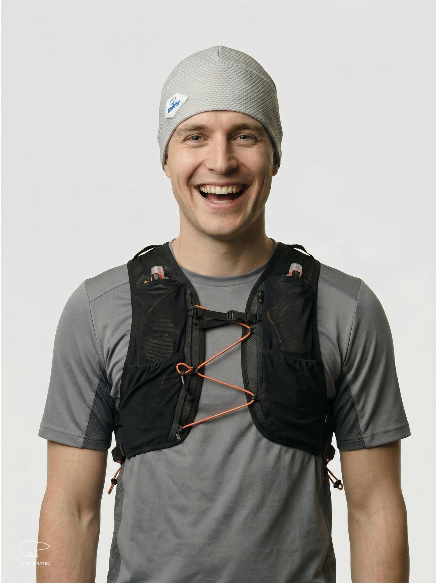Mütze Iona Sportmütze Herren Damen Beanie atmungsaktiv 4/5
