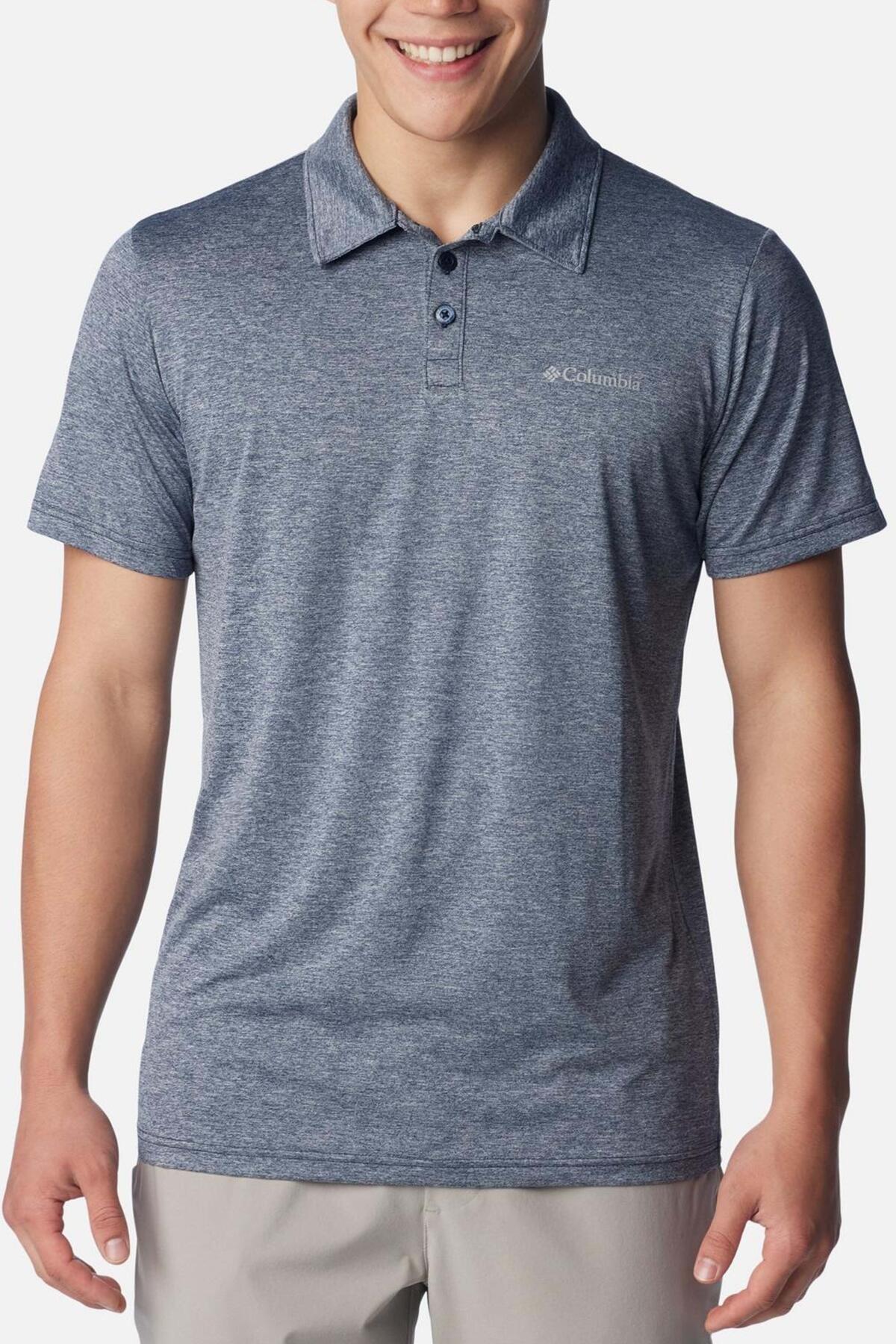 polo manches courtes Columbia Hike™ Polo HOMME bleu 5/5