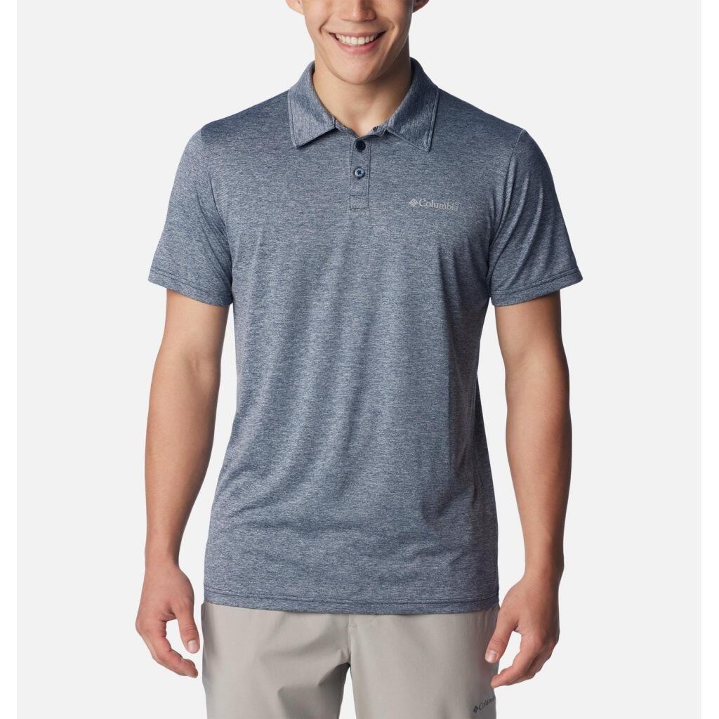 polo manches courtes Columbia Hike™ Polo HOMME bleu 1/5