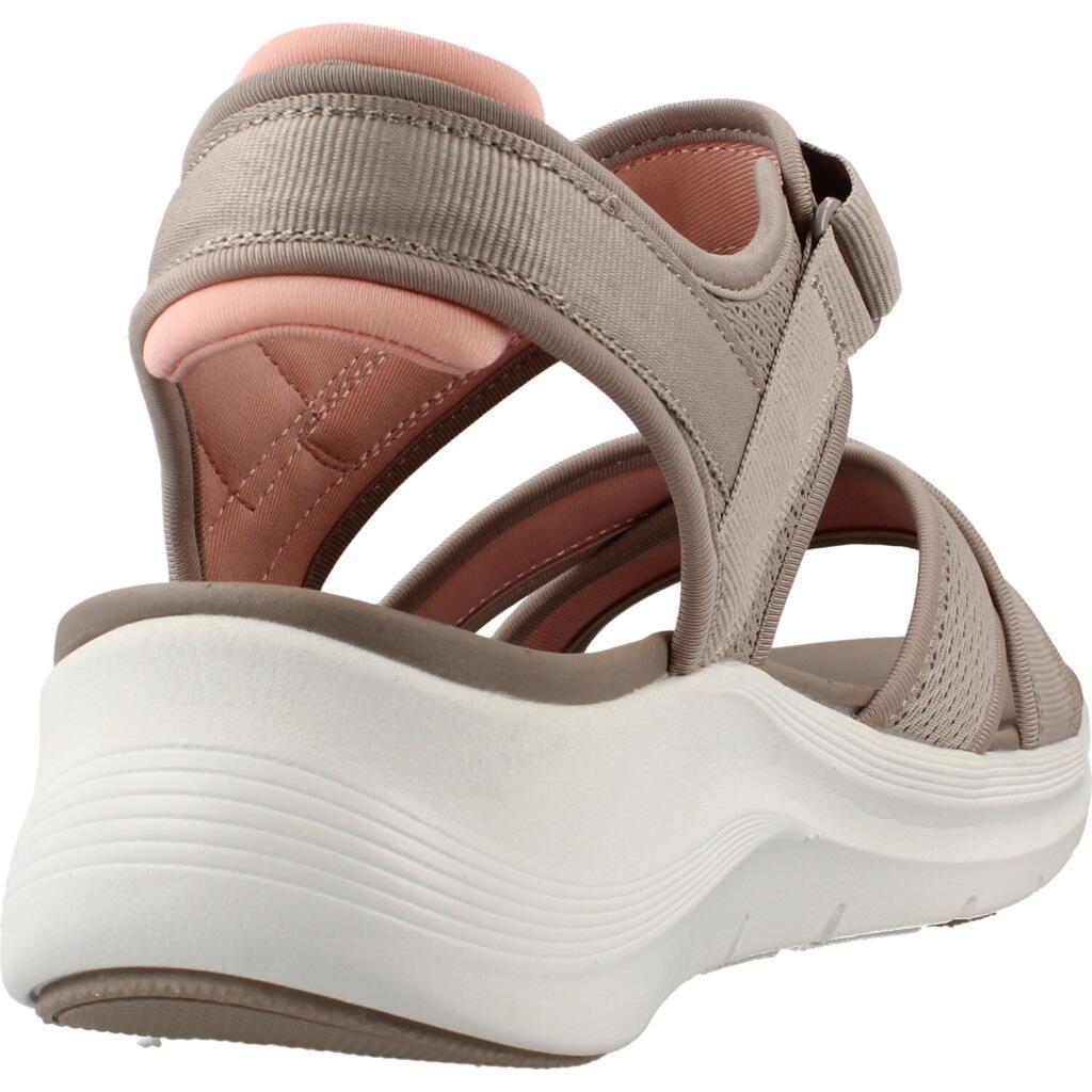 Sandalias Planas Mujer Skechers Arch Fit 2.0 - Feelin´bright Marrón 3/5