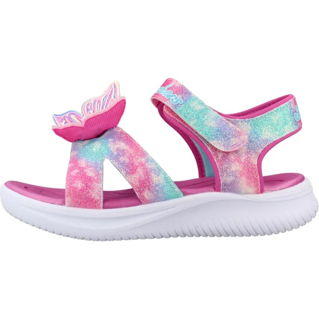 Sandales Skechers S Lights-jumpsters, Rose, Enfants 2/5