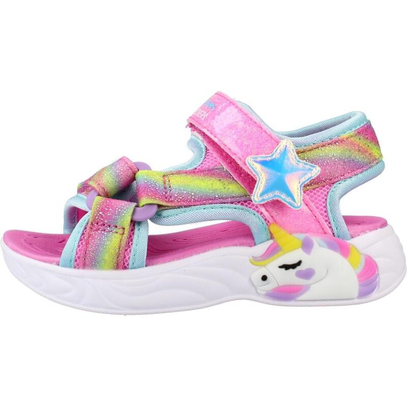 Sandale copii Skechers Unicorn Dreams, Roz