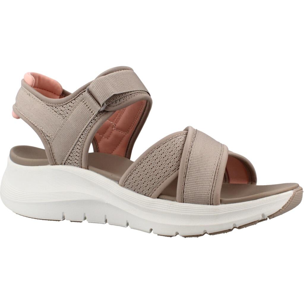 Sandalias Planas Mujer Skechers Arch Fit 2.0 - Feelin´bright Marrón 5/5