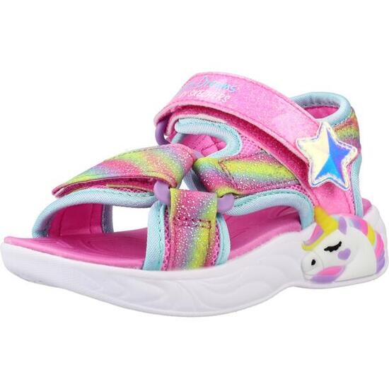 Sandały SKECHERS UNICORN DREAMS SANDAL- DREAMY Rose