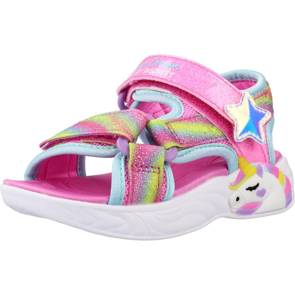 Sandale copii Skechers Unicorn Dreams, Roz