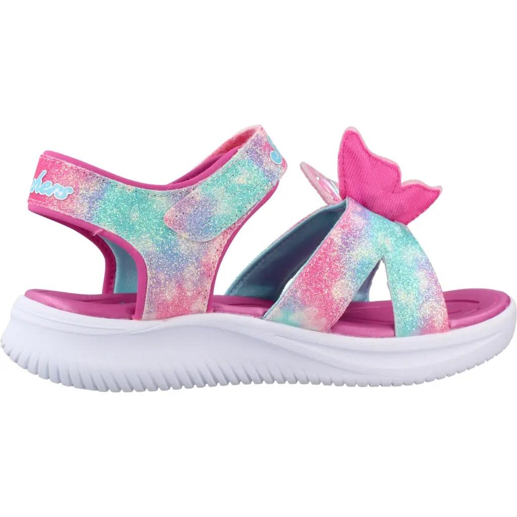 Sandales Skechers S Lights-jumpsters, Rose, Enfants 4/5