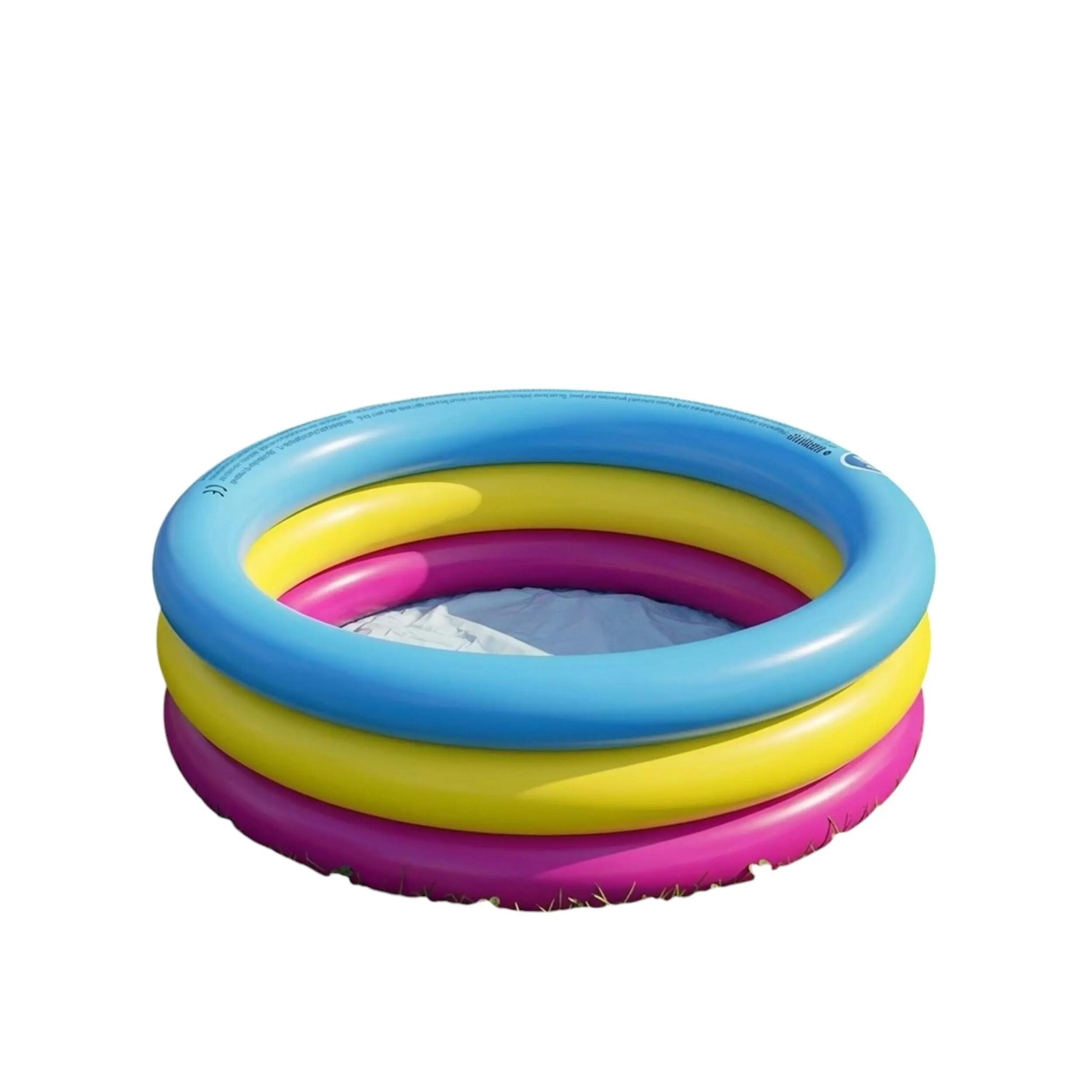Jilong Sunrise Kiddy 3 Halkalı Renkli Şişme Çocuk Havuzu   10086 1/3