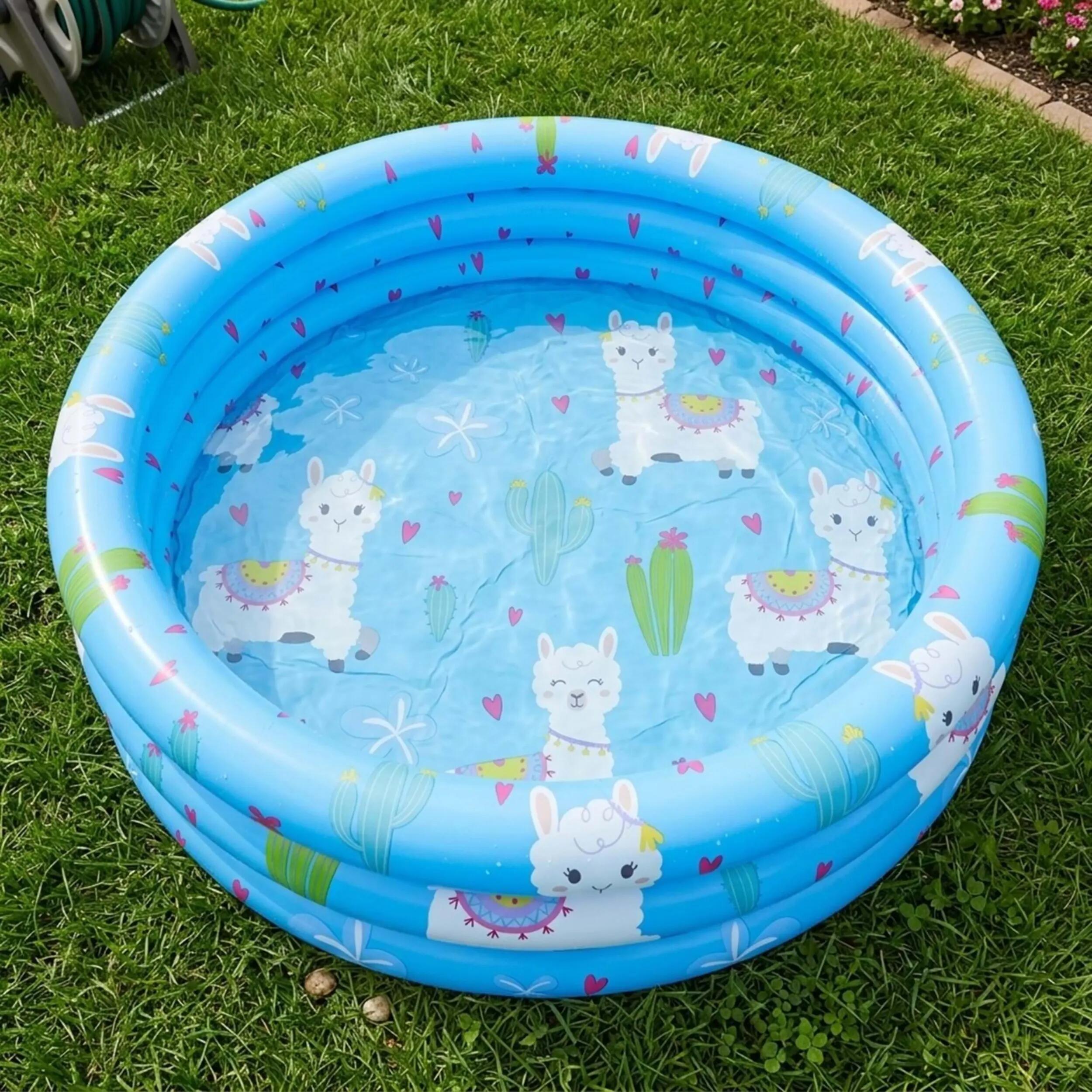 Jilong Üç Halkalı Şişme Çocuk Havuzu – 100 cm x 30 cm Mavi 57167 3/3