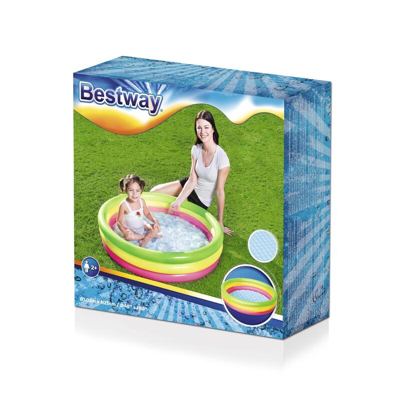 Bestway Üç Boğumlu Şişme Havuz 102x25cm 51104