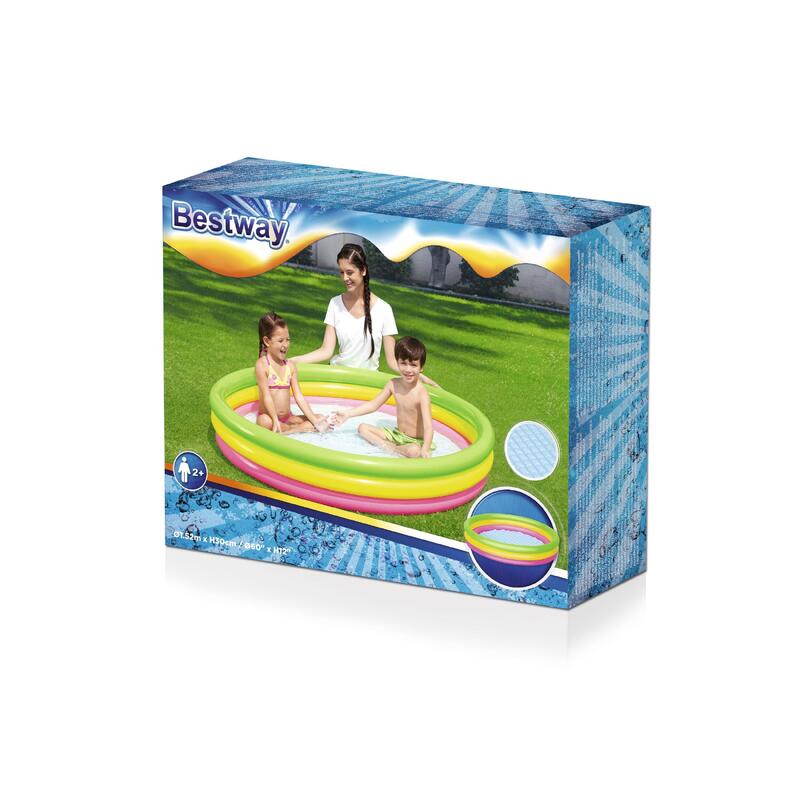 Bestway Şişme Renkli Çocuk Havuzu 152x30cm 51103