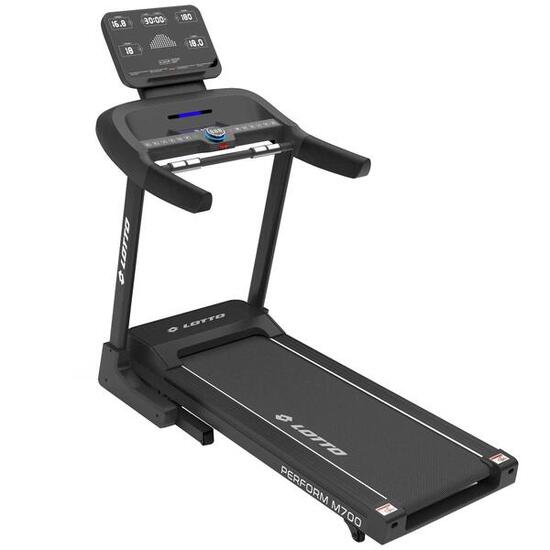 Tapis de course électrique Lotto Perform M700 4.75 CV 18 km/h 140x45 cm, pliable
