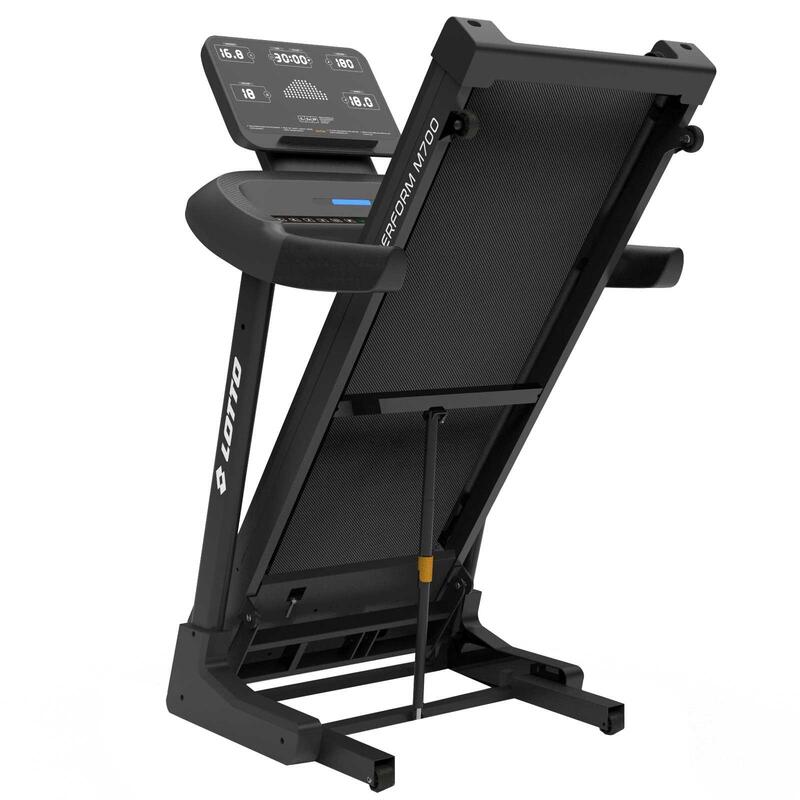 Banda alergare electrica Lotto Perform M700 4.75CP 18km/h 140x45cm, pliabila