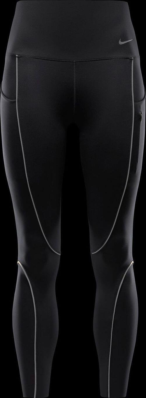 Nike Dri-Fit Go High Rise Reflective Black Women's 7/8 Tight 3/4