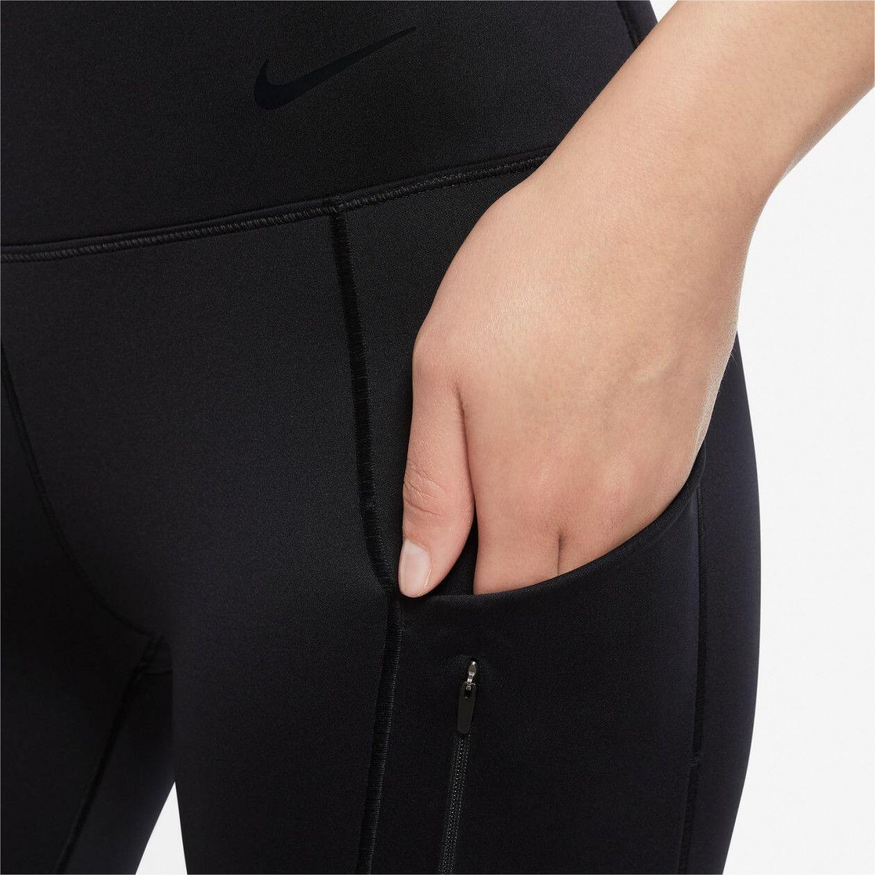Mallas largas Nike Dri-Fit Go Negro Mujer 3/3
