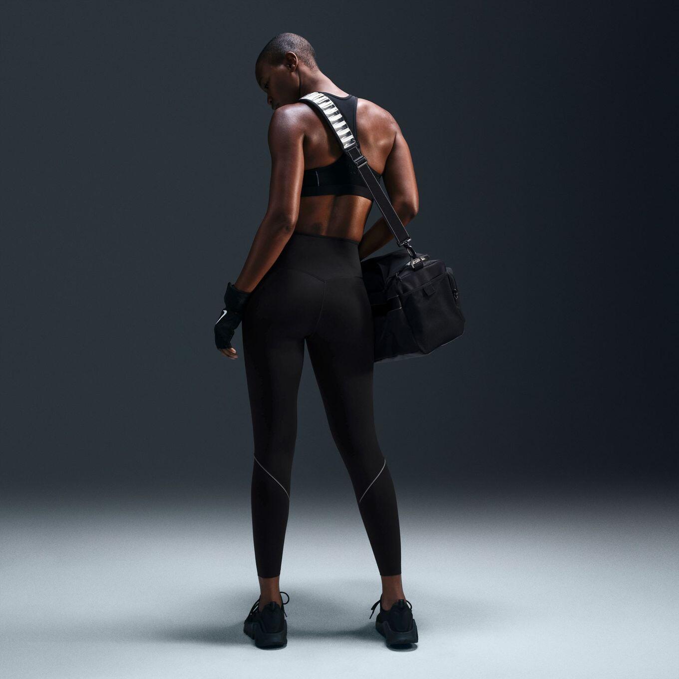Nike Dri-Fit Go High Rise Reflective Black Women's 7/8 Tight 2/4