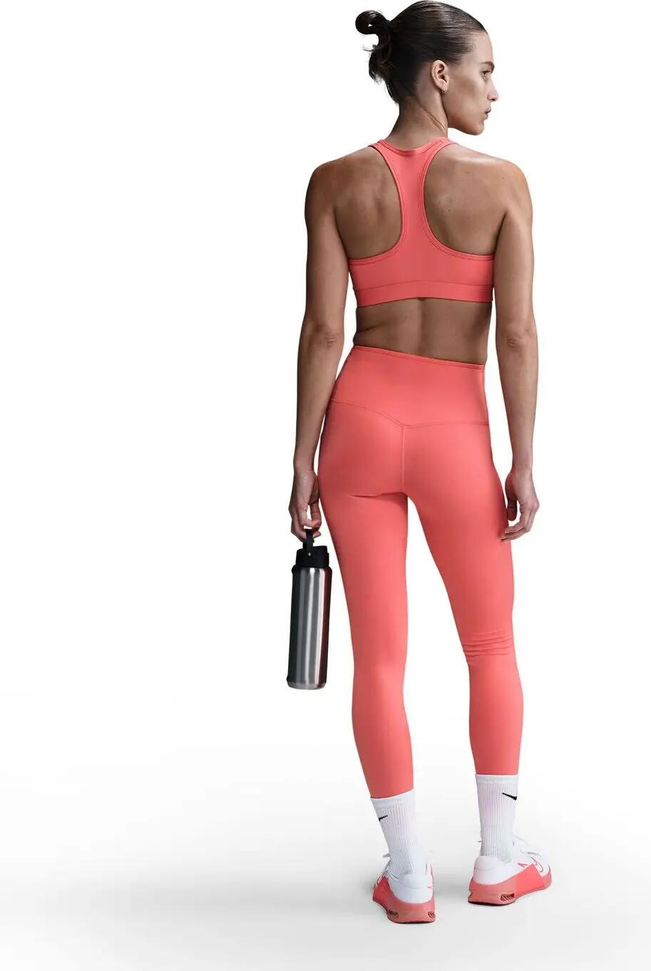 Nike Dri-Fit Go High Rise Pink Women's Long Tights 2/5