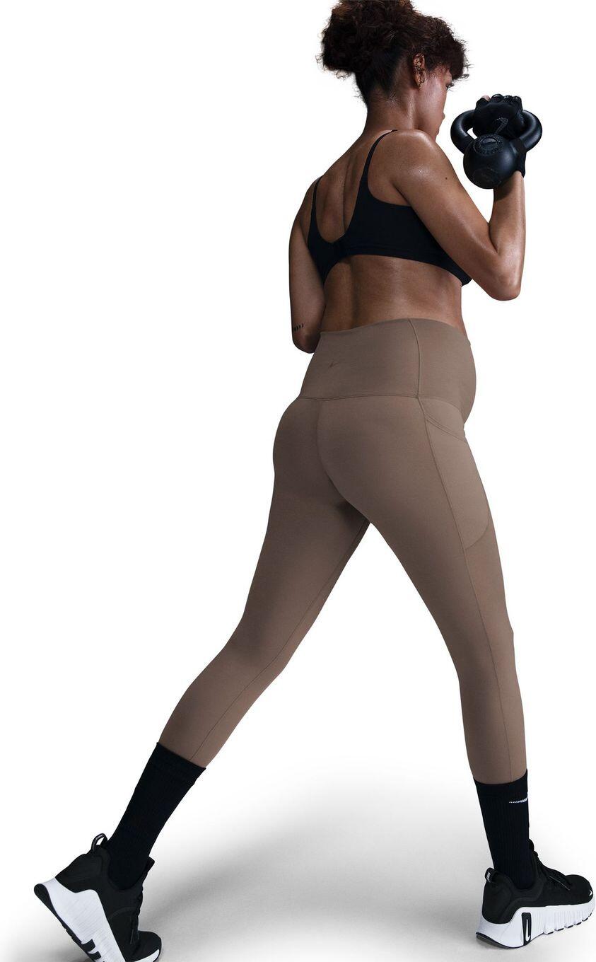 Mallas 7/8 Nike (M) One Maternidad Mujer Marrón 3/5