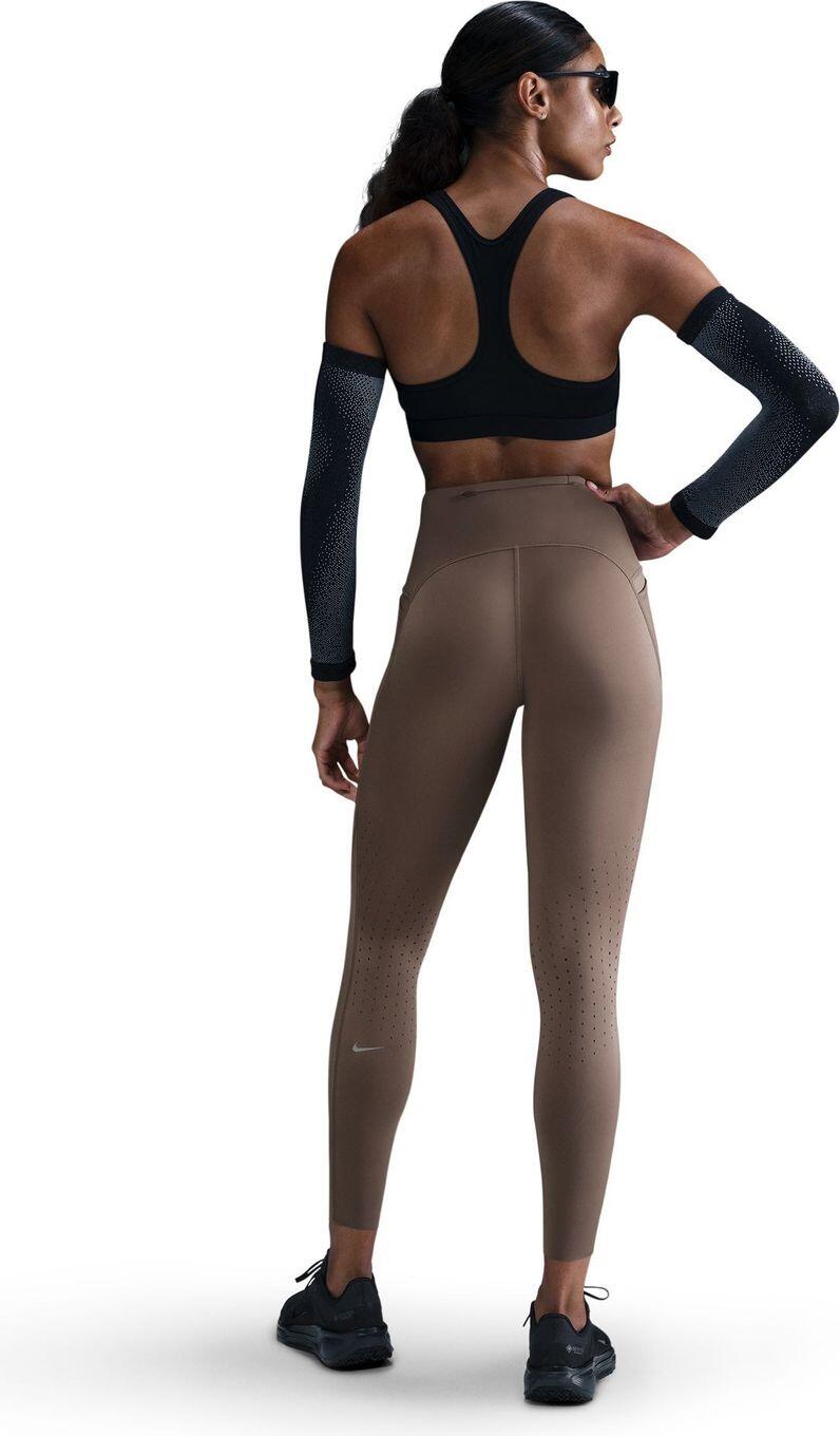Women's Nike Dri-Fit Swift High Rise Brown 7/8 Tight 2/5
