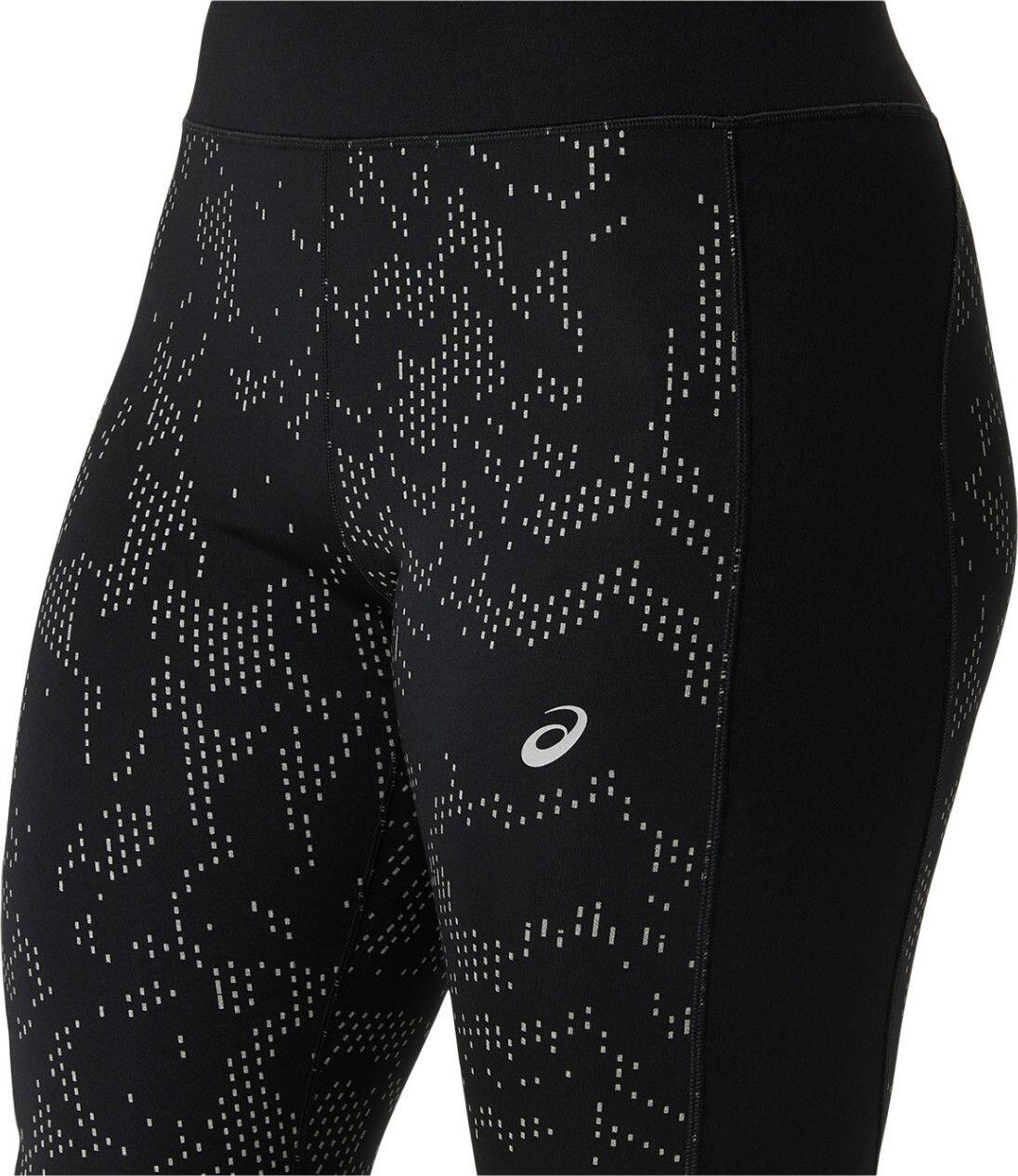 Women's Asics Run Lite-Show Tight Black 4/5