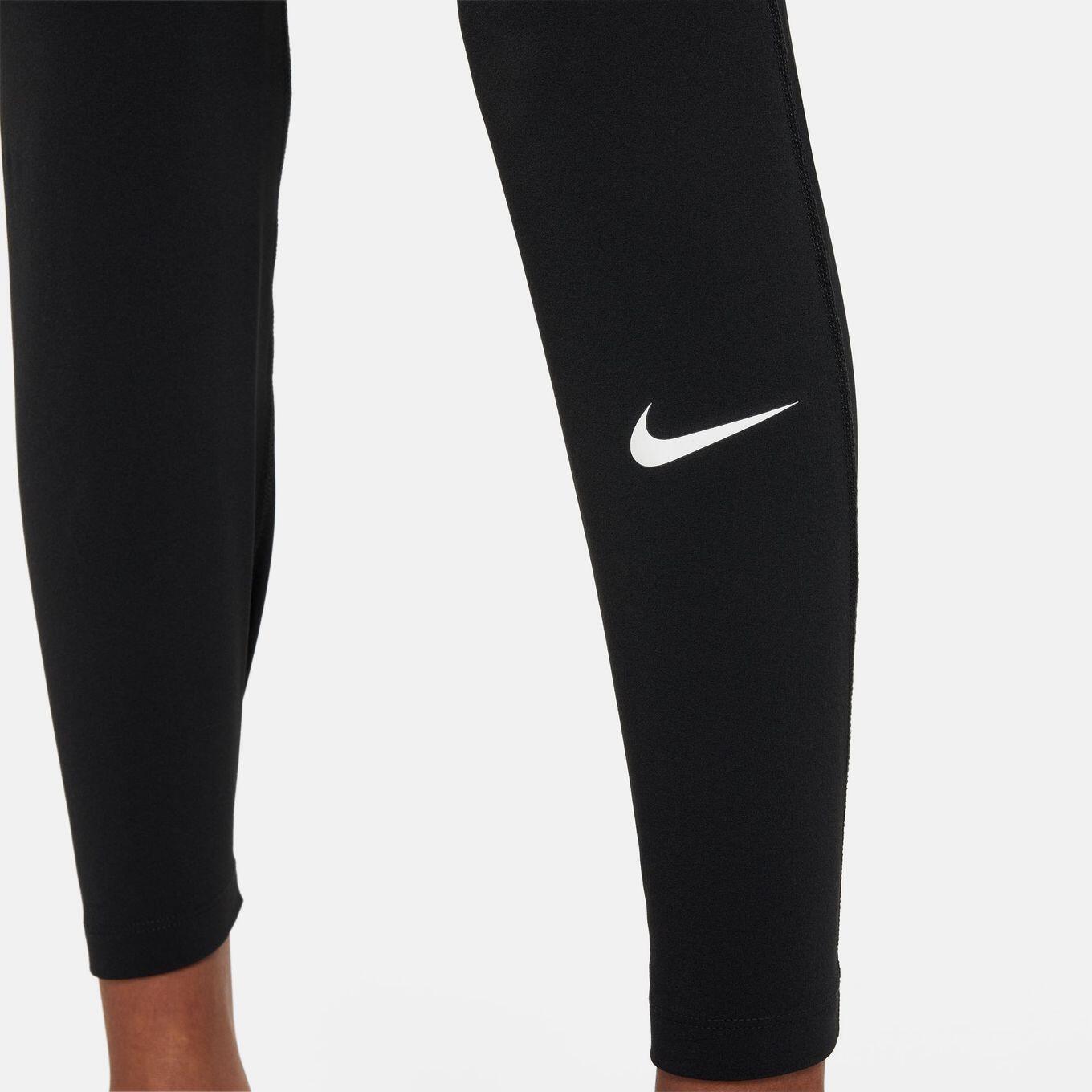 Mallas largas Nike Dri-Fit Pro negras, niño 5/5