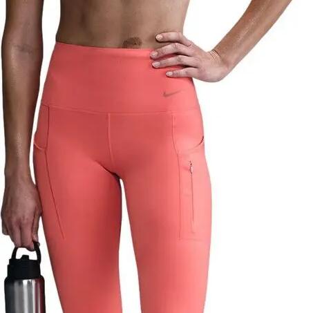 Nike Dri-Fit Go High Rise Pink Women's Long Tights